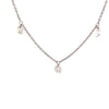 1.86ct 14k white gold diamond dangle necklace 360 video view