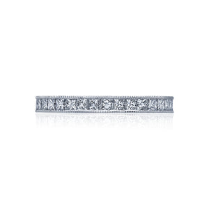 Tacori Channel Set Princess Cut Diamond Wedding Band
