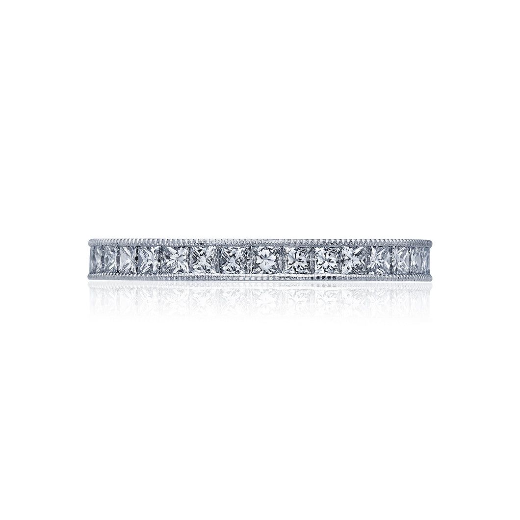 Tacori Channel Set Princess Cut Diamond Wedding Band