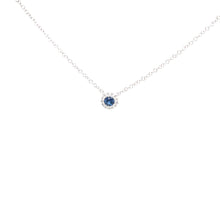 Mini Diamond & Sapphire Necklace