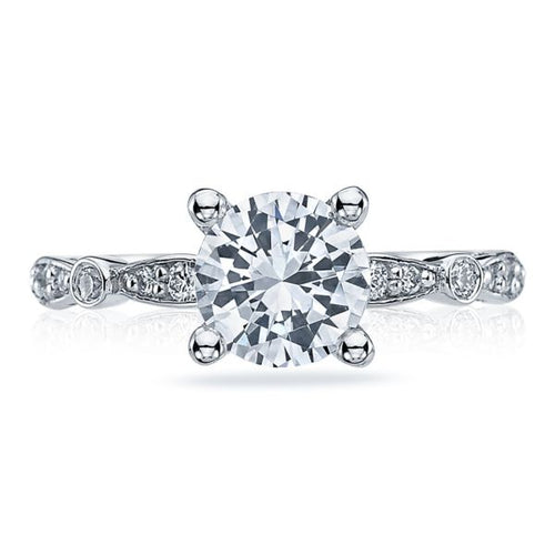 Tacori Pave Diamond Engagement Ring-472RD