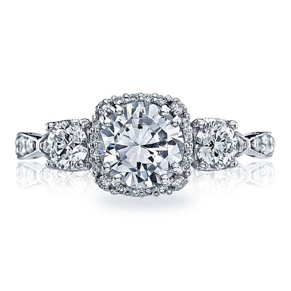 Tacori 3 Stone Twist Diamond Engagement Ring