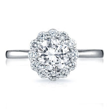 Tacori Full Bloom Round Diamond Halo Engagement Ring