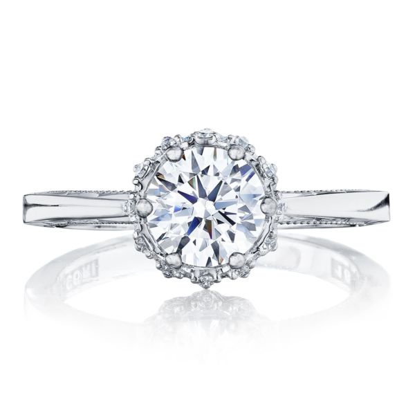 592RD5 Tacori 6 Prong Halo Diamond Engagement Ring H.L