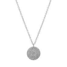 This necklace features round brilliant cut diamonds that total .21cts.