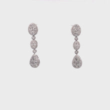 18k Diamond Drop Earrings