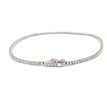 1.06ct 18k white gold diamond tennis bracelet 360 video view