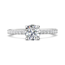 Martin Flyer Pave Diamond Engagement Ring
