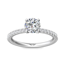 Martin Flyer Pave Diamond Engagement Ring