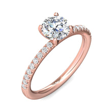 Martin Flyer Pave Diamond Engagement Ring