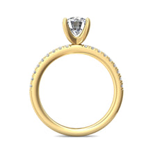 Martin Flyer Pave Diamond Engagement Ring
