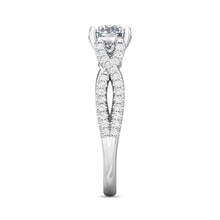 Martin Flyer Pave Twist Diamond Engagement Ring