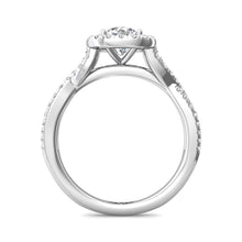 Martin Flyer Twist Shank Diamond Engagement Ring