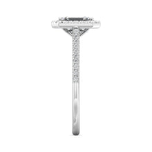 Martin Flyer Pave Halo Diamond Engagement Ring