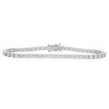 classic tennis bracelet with 51 diamonds totaling 7.10ct