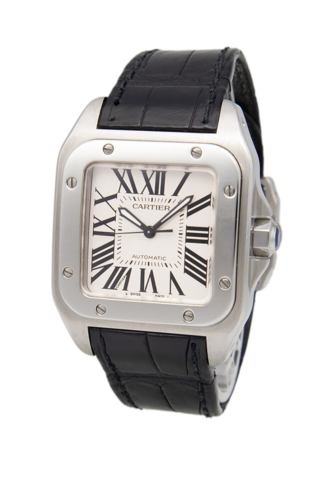585-2738 - Pre-Owned Cartier Santos 100 - 2878 – H.L. Gross