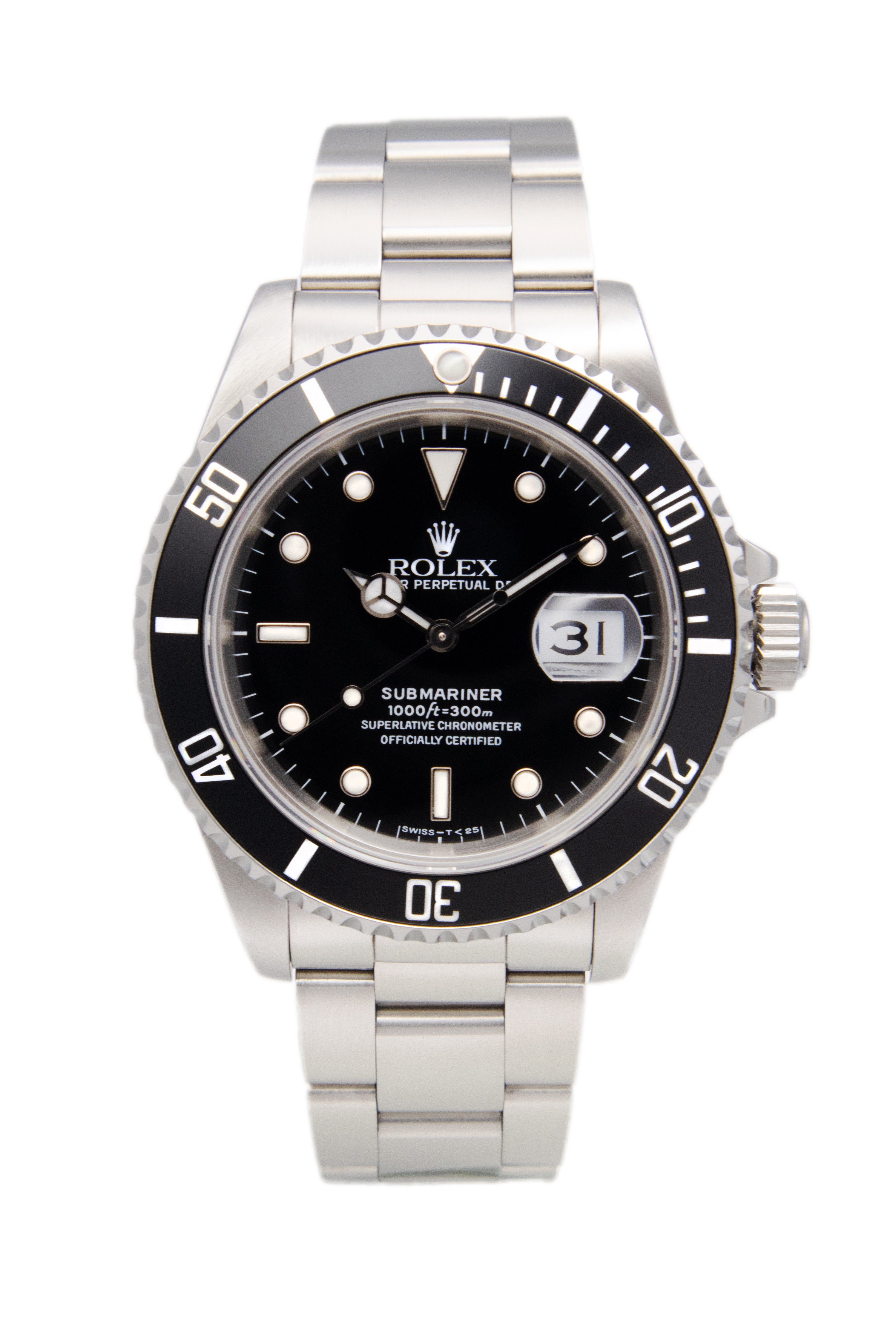 Stort univers forår indhente 585-2890 - Pre-Owned Rolex Submariner Date - 16610...