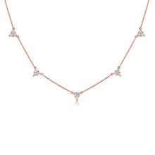 This neckalce features .61cts of round brilliant cut diamonds.