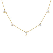 This neckalce features .61cts of round brilliant cut diamonds.