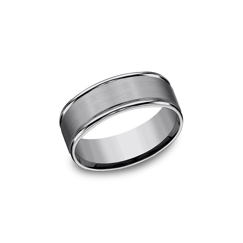 Benchmark Tungsten 8mm Men's Wedding Band