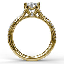 Fana Twist Diamond Engagement Ring
