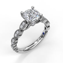 Fana Vintage Marquise Shaped Engagement Ring