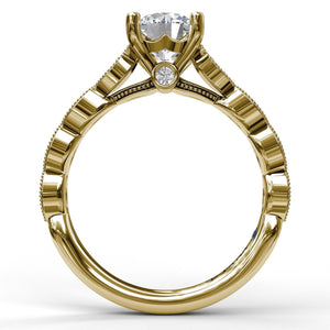 Fana Vintage Marquise Shaped Engagement Ring