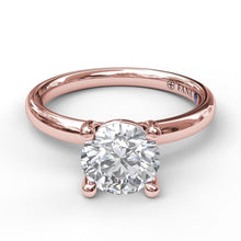 Fana Classic Round Cut Solitaire Engagement Ring