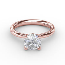 Timeless Round Cut Solitaire Engagement Ring