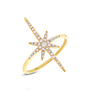 This ring features round brilliant cut diamonds that total .24cts.