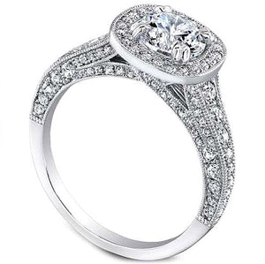 Jeff Cooper 'Honor' Pave Diamond Engagement Ring