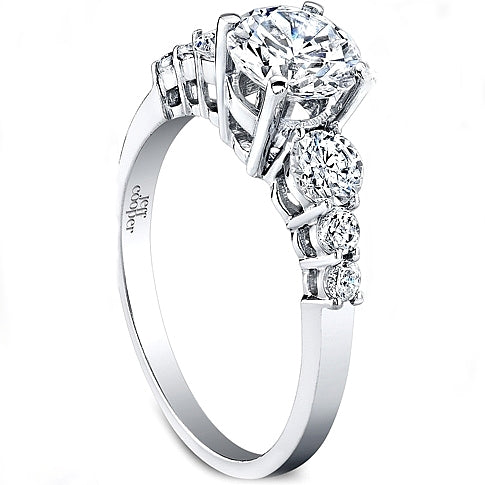 Jeff Cooper Graduated Diamond Engagement Ring