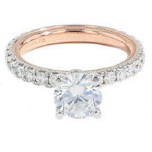 Verragio Two-Tone Pave Diamond Engagement Ring