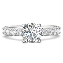 Martin Flyer Pave Diamond Engagement Ring