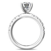 Martin Flyer Pave Diamond Engagement Ring