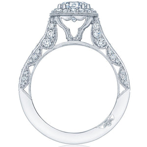 Tacori Pave Halo Diamond Engagement Ring
