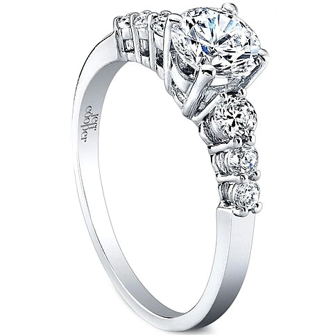Jeff Cooper Common-Prong Diamond Engagement Ring