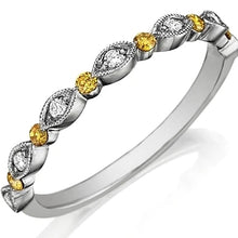 Henri Daussi Diamond Wedding Band
