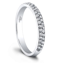 Jeff Cooper Double Row Diamond Wedding Band