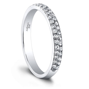 Jeff Cooper Double Row Diamond Wedding Band