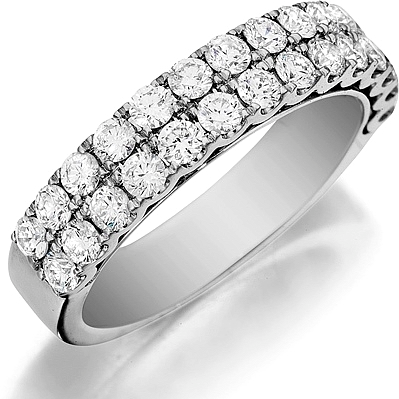 Double row anniversary deals band