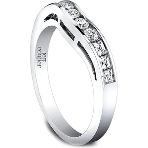 Jeff Cooper Nikole Collection Curved Wedding Band