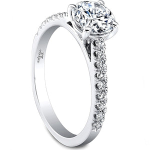 Jeff Cooper Pave Diamond Engagement Ring