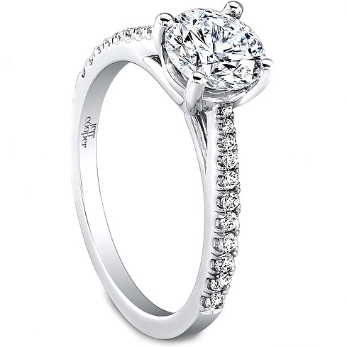 Jeff Cooper Pave Diamond Engagement Ring