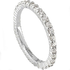 Jeff Cooper Round Diamond Eternity Wedding Band