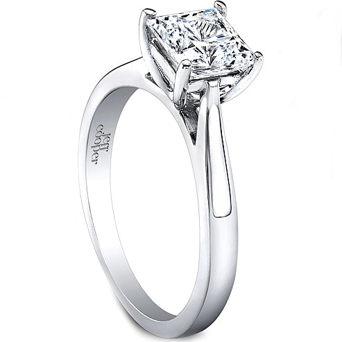 Jeff Cooper Solitaire Diamond Engagement Ring