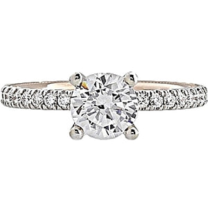 Verragio Two-Tone Pave Diamond Engagement Ring