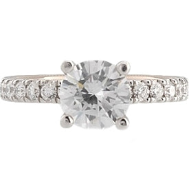 Verragio Two-Tone Pave Diamond Engagement Ring