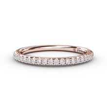 Fana Split Prong Diamond Anniversary Band