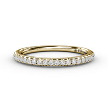 Fana Split Prong Diamond Anniversary Band